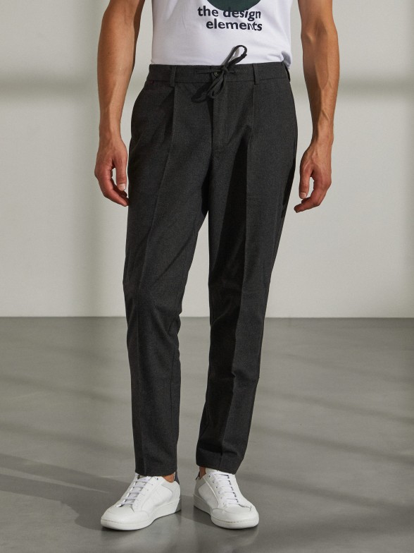 Slim fit trousers