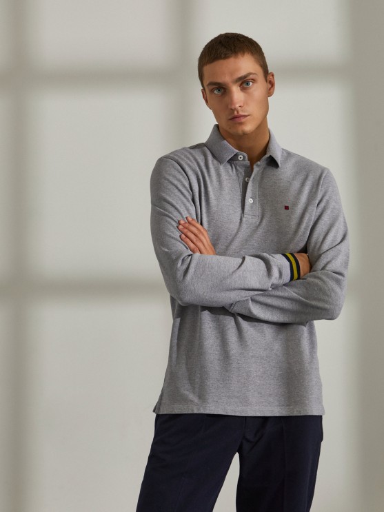 Polo de manga comprida
