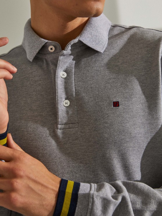 Polo de manga comprida