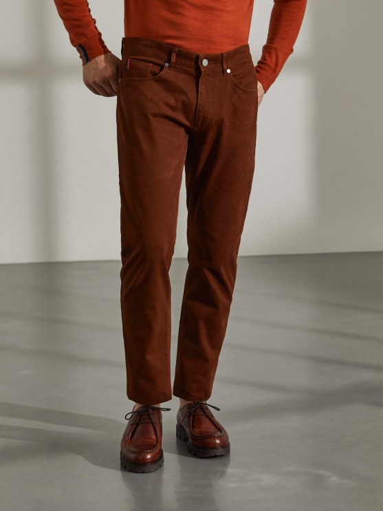 Regular fit trousers