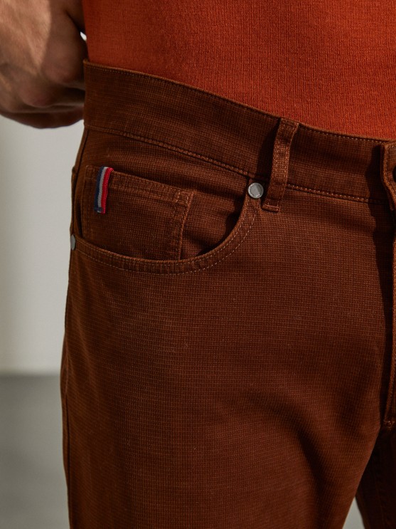 Regular fit trousers