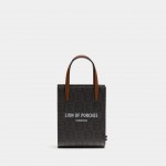 Mini monogram bag in vegan leather