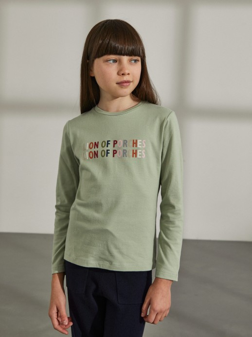 Camisola de algodo elstico