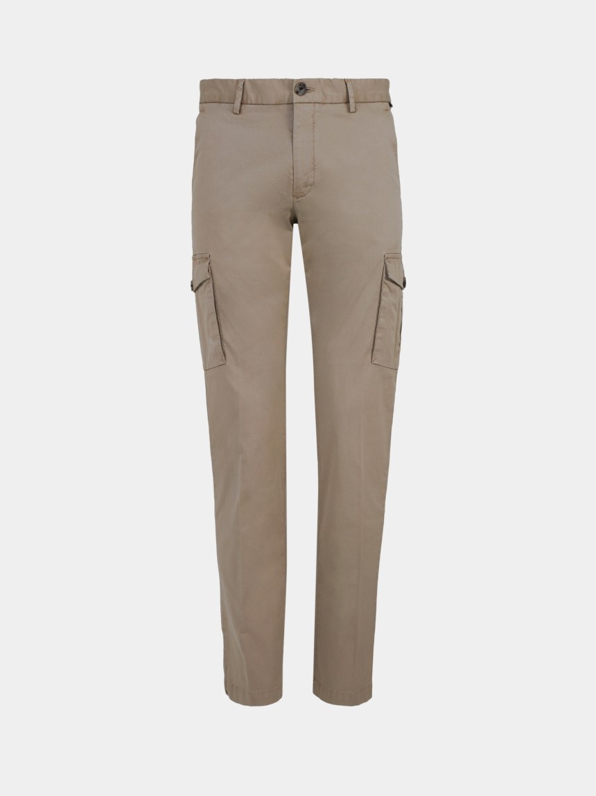 Cal�as para homem regular fit chino de algod�o stretch