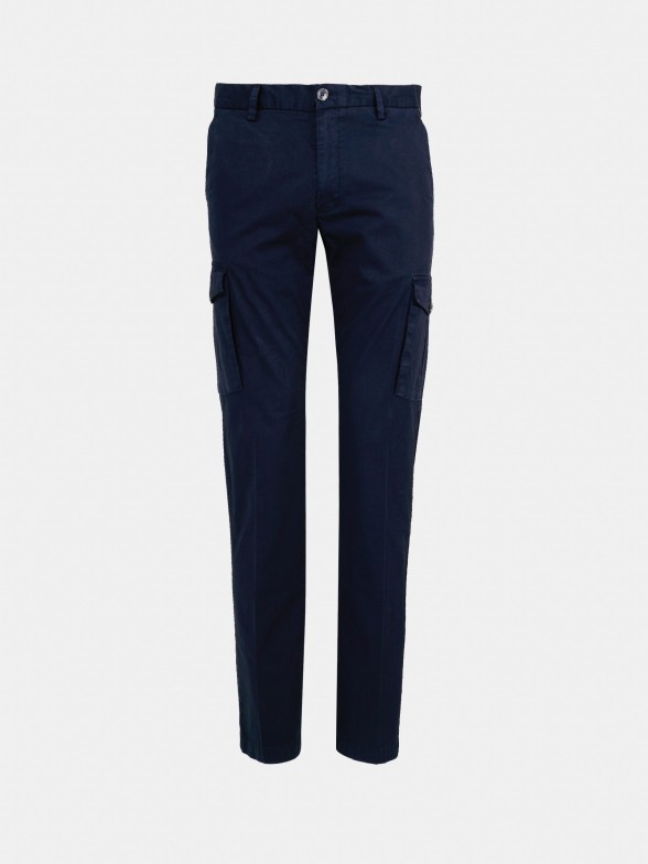 Calas para homem regular fit chino de algodo stretch