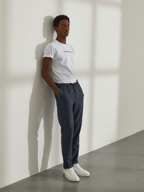 Regular fit chino trousers