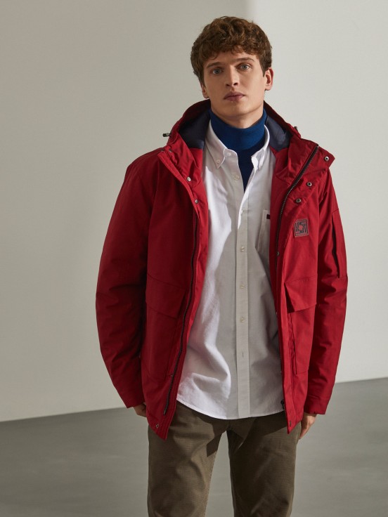 Chaqueta acolchada con capucha