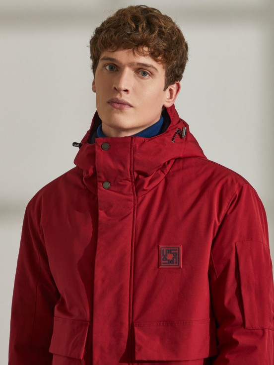 Chaqueta acolchada con capucha