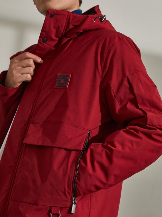 Chaqueta acolchada con capucha