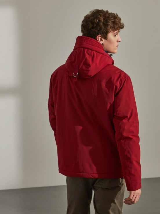 Chaqueta acolchada con capucha