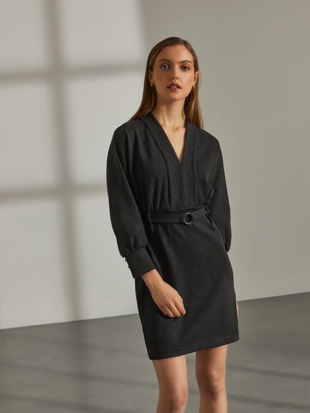 Vestido com decote em V - Image product