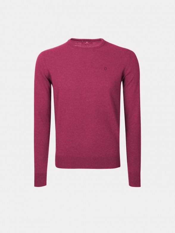 Camisola para homem com decote redondo em 100% l