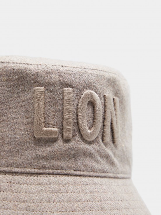 Wool blend bucket hat