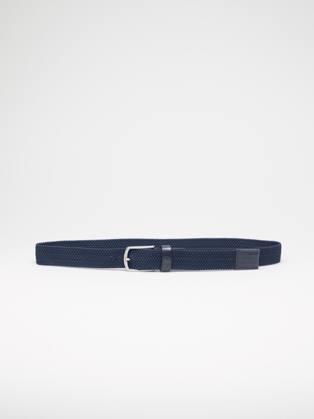 Monocolor braided belt