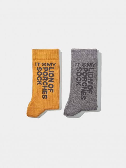 Pack de calcetines con mensaje