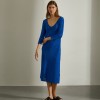 Vestido midi de malla