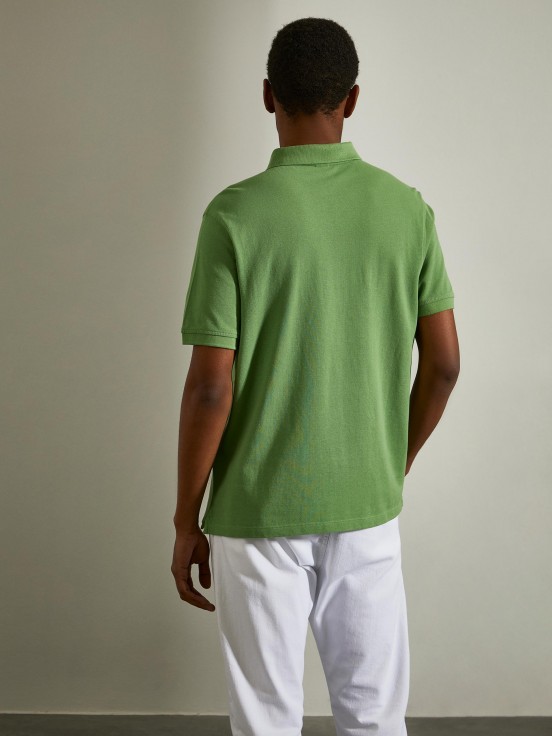 Basic regular fit polo shirt