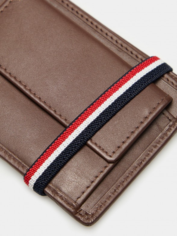 Retangular wallet, 100% leather