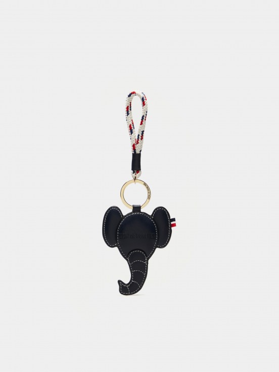 Porta-chaves elefante em pele