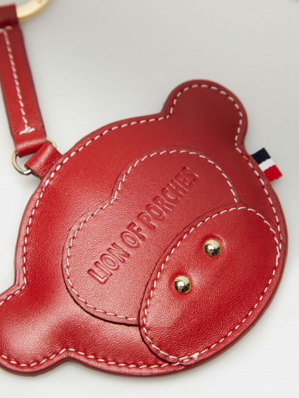 Monkey keyring in leather