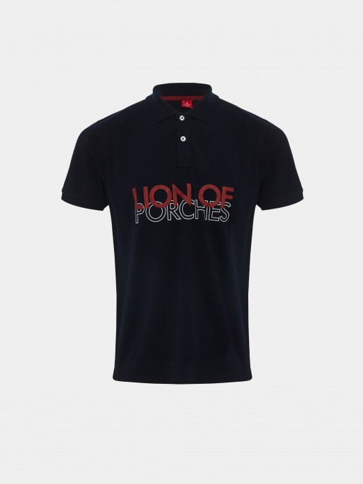 Slim fit pique polo shirt