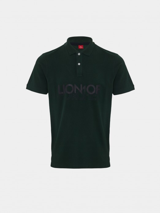 Slim fit pique polo shirt