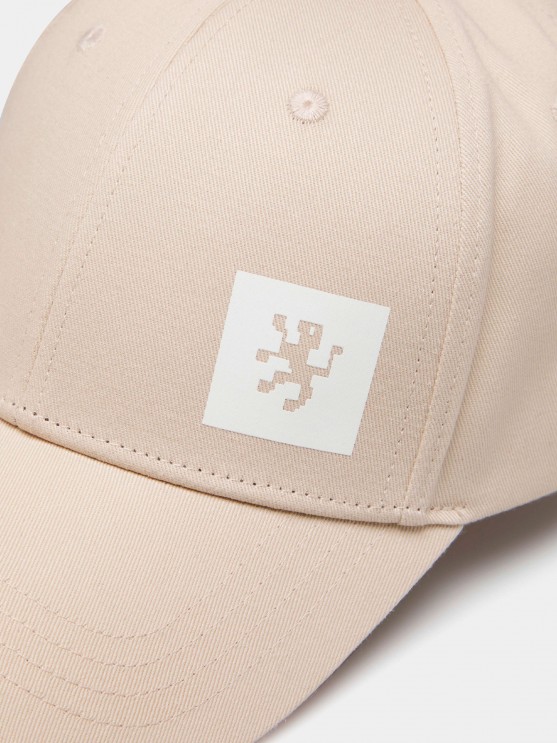 Curved peak cap
