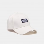 Sporty cotton cap with brand label
