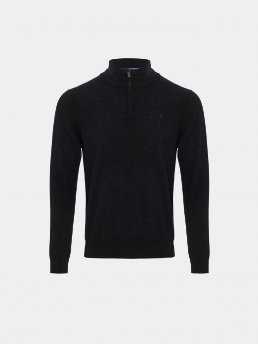 Zip Knitted Jumper