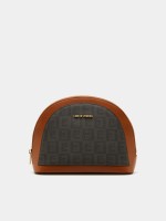Necessaire case with monogram print