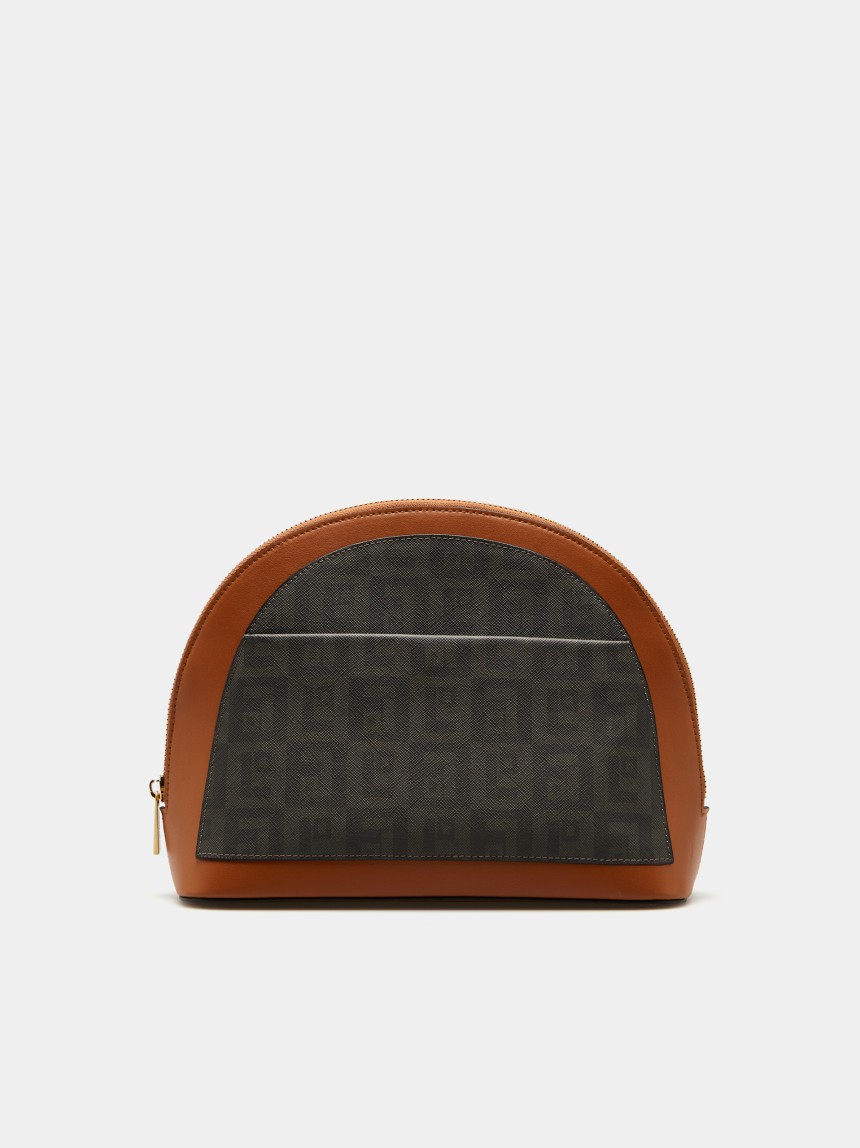 Necessaire case with monogram print
