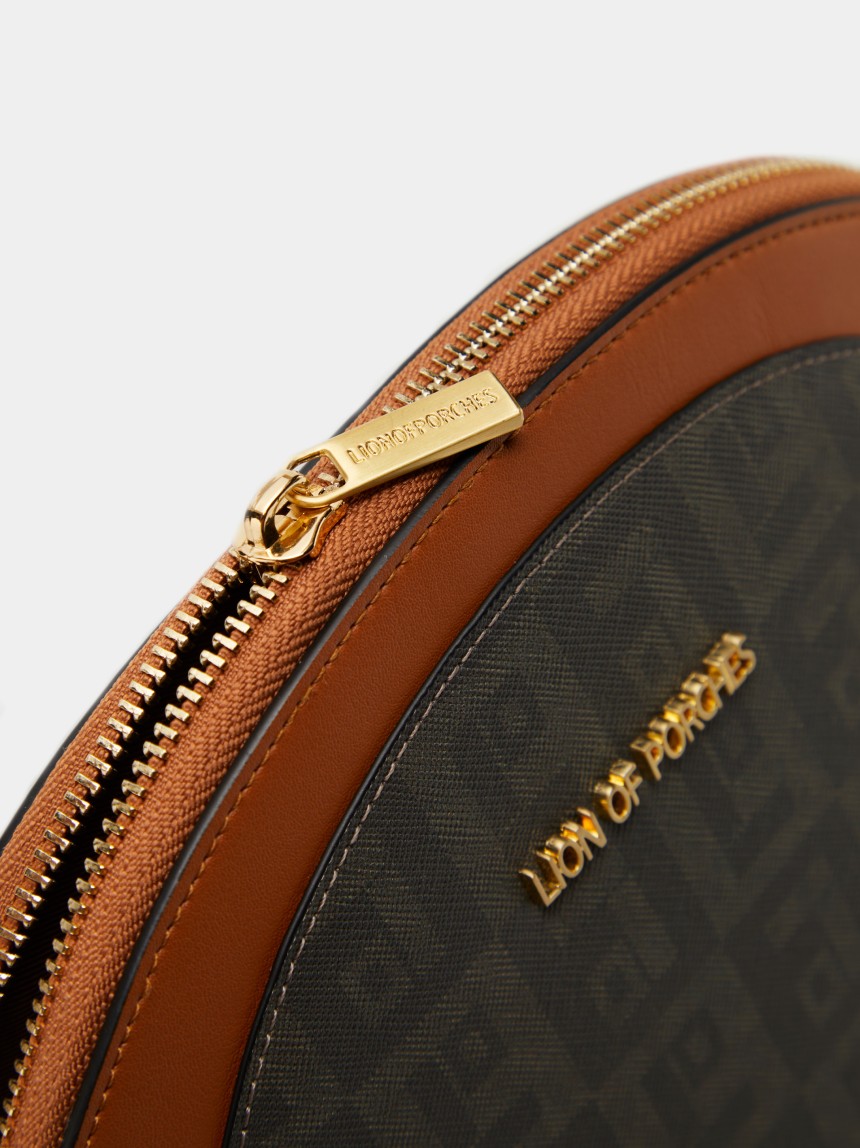 Necessaire case with monogram print