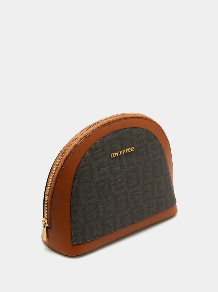 Necessaire case with monogram print