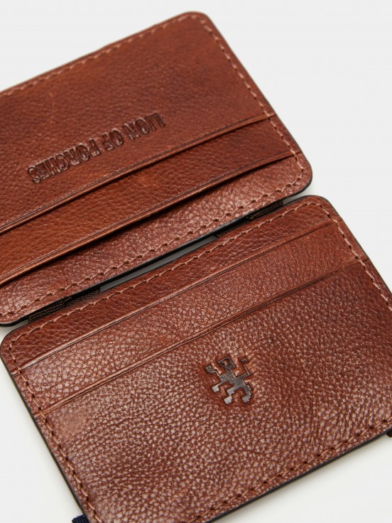 Leather card holder