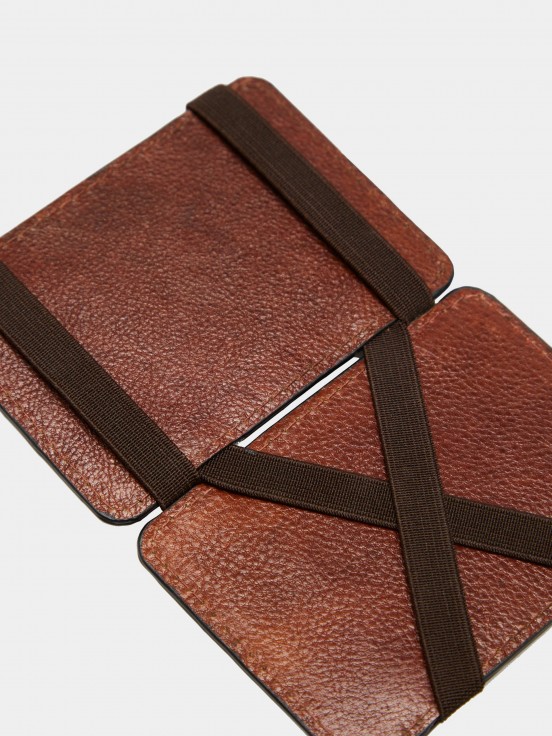 Leather card holder