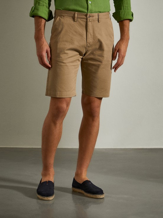 Man's bermuda shorts chino slim fit
