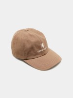 Curved peak cap