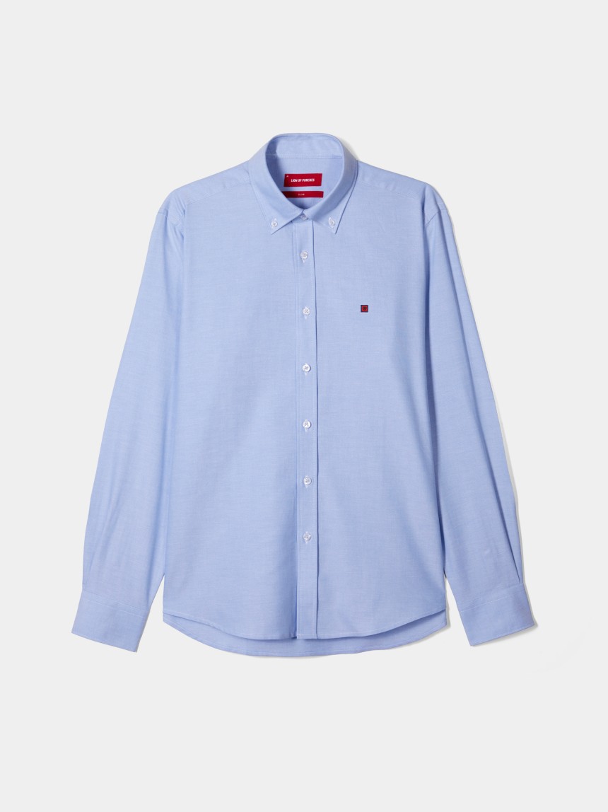 Camisa oxford slim fit