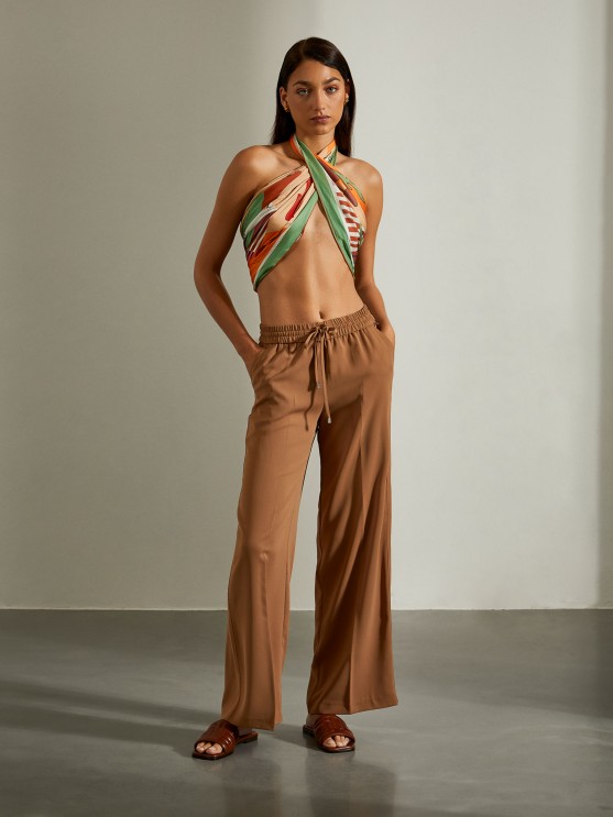 Flowy drawstring pants
