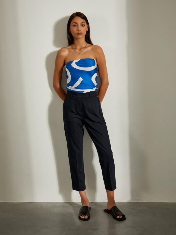 Regular fit chino trousers
