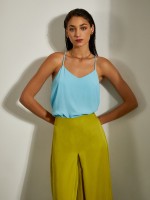 Flowy strap top