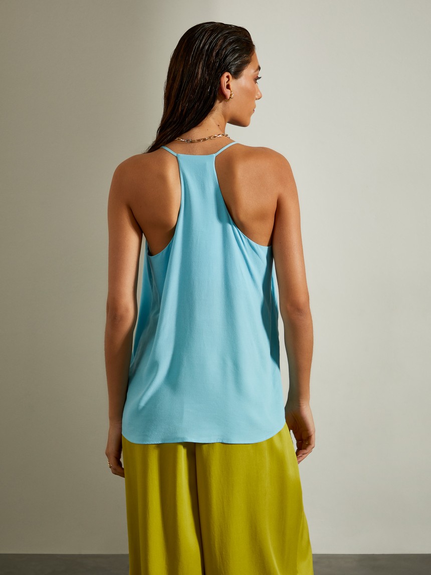 Flowy strap top