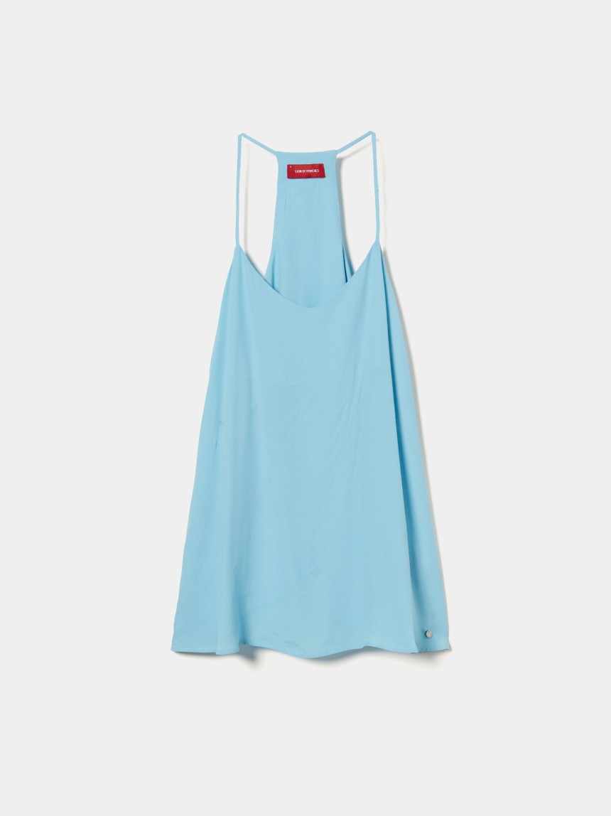 Flowy strap top