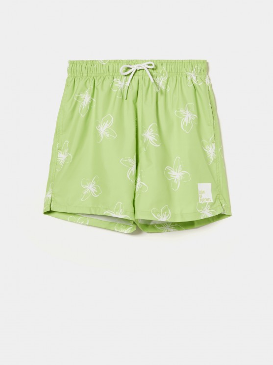 Cales de banho com padro floral