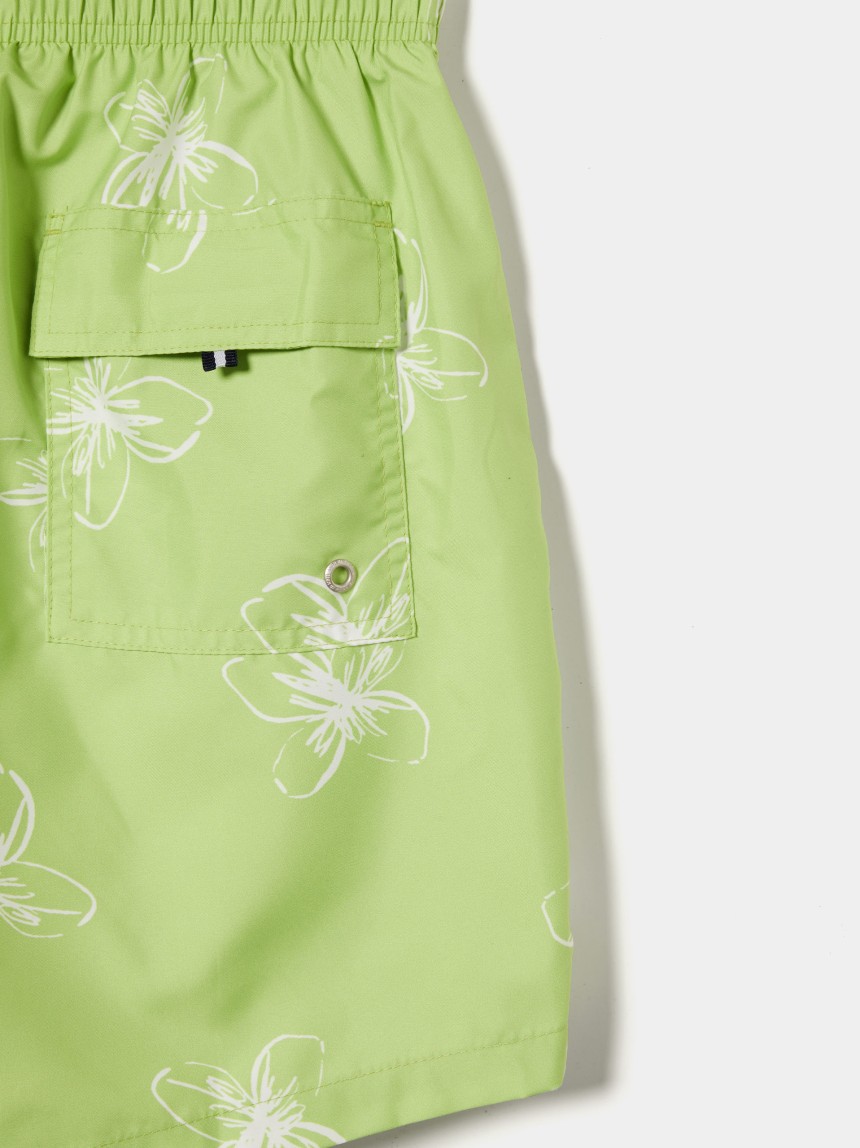 Cal��es de banho com padr�o floral