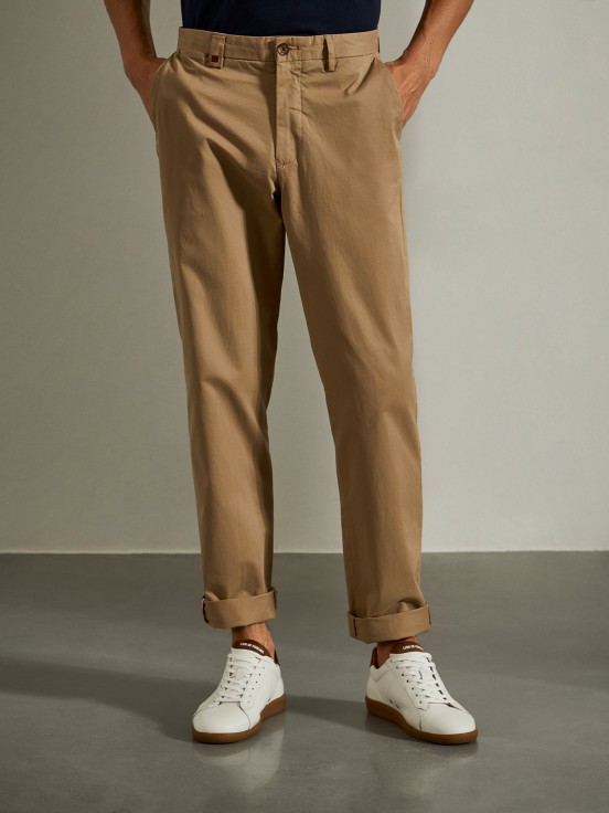 Regular fit chino trousers