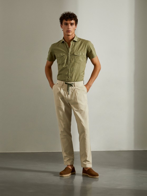Asher - Chino Pants - Classic - Tailored Fit - Ideal for Autumn main image 0