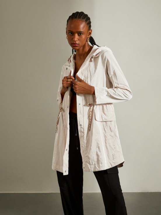 Parka in technical fabric