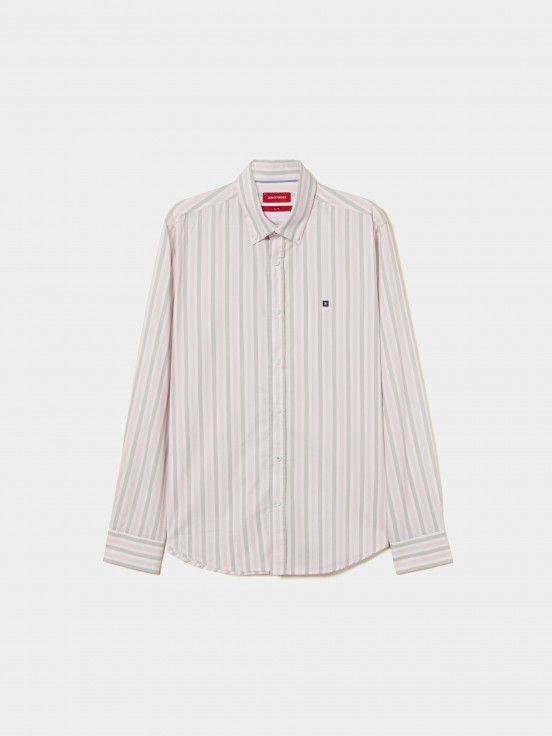 Slim fit striped shirt