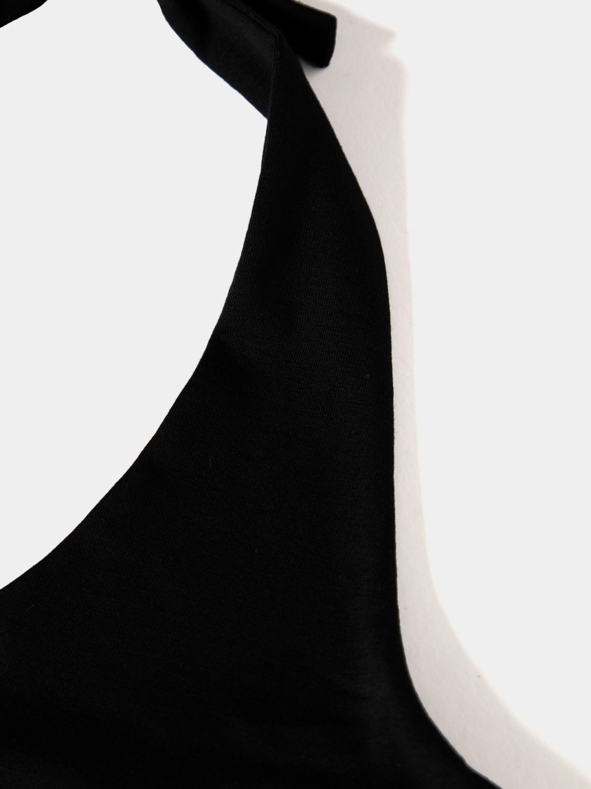 Top halter de malha